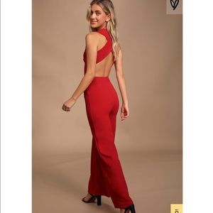 Lulus Thinking Out Loud Backless Jumpsuit!
